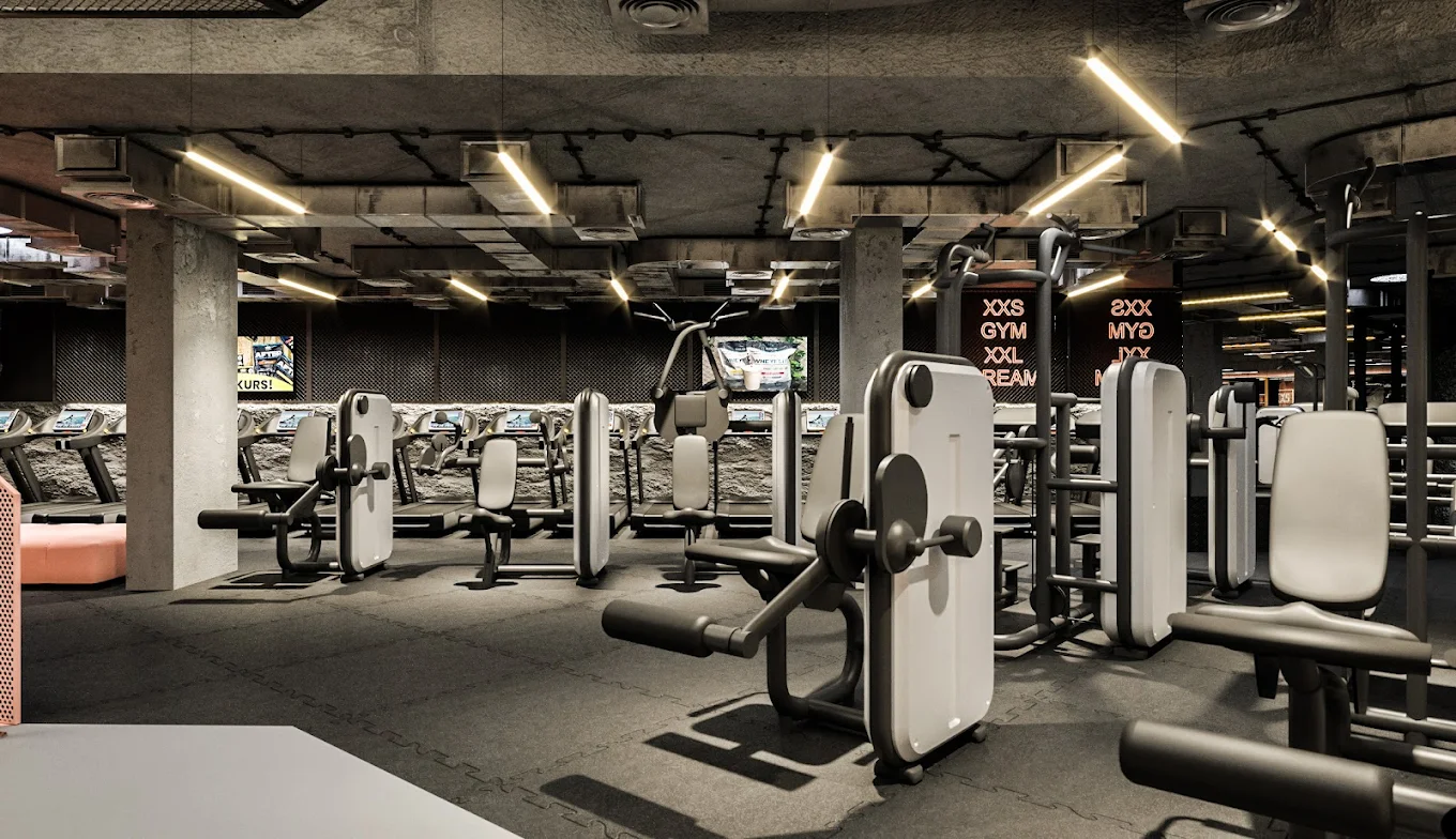 Siłownia XXS Gym Śródmieście – sala treningowa All For Body Kraków